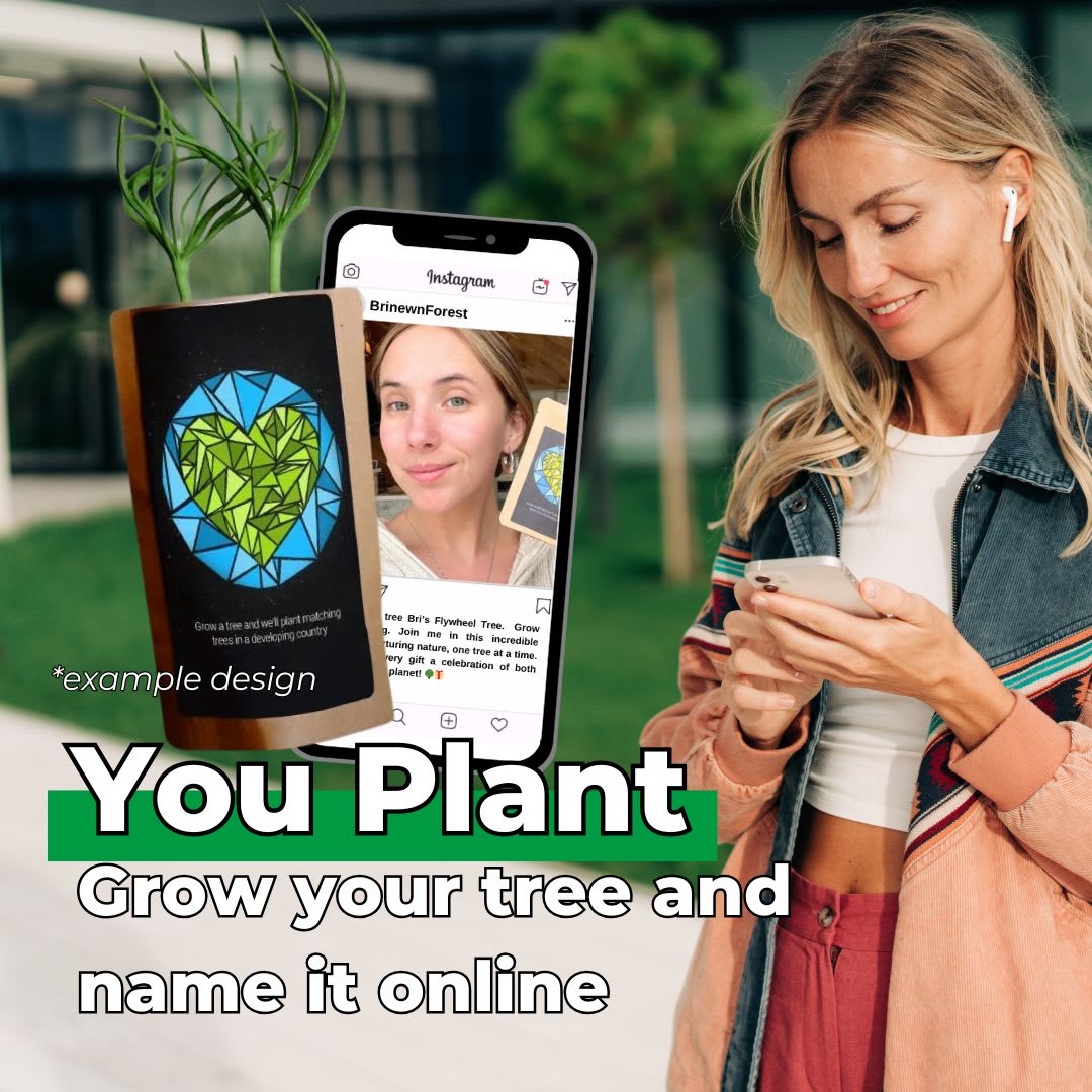 You Plant We Plant Tree Pouch, We Plant 50 More Trees