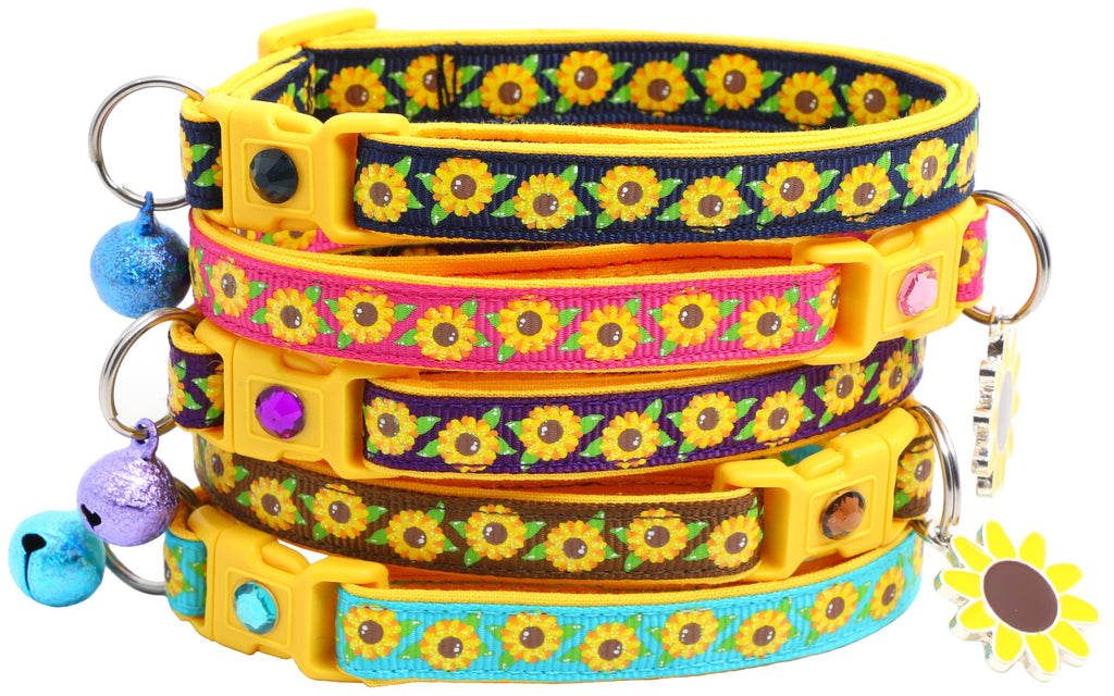 Summer Sunflowers Breakaway Collar