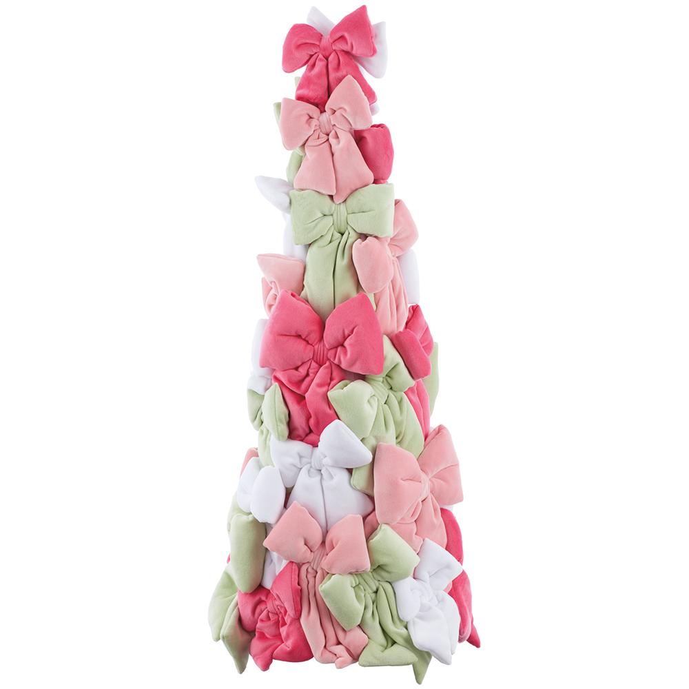 33.5" Velvet Bow Topiary-0