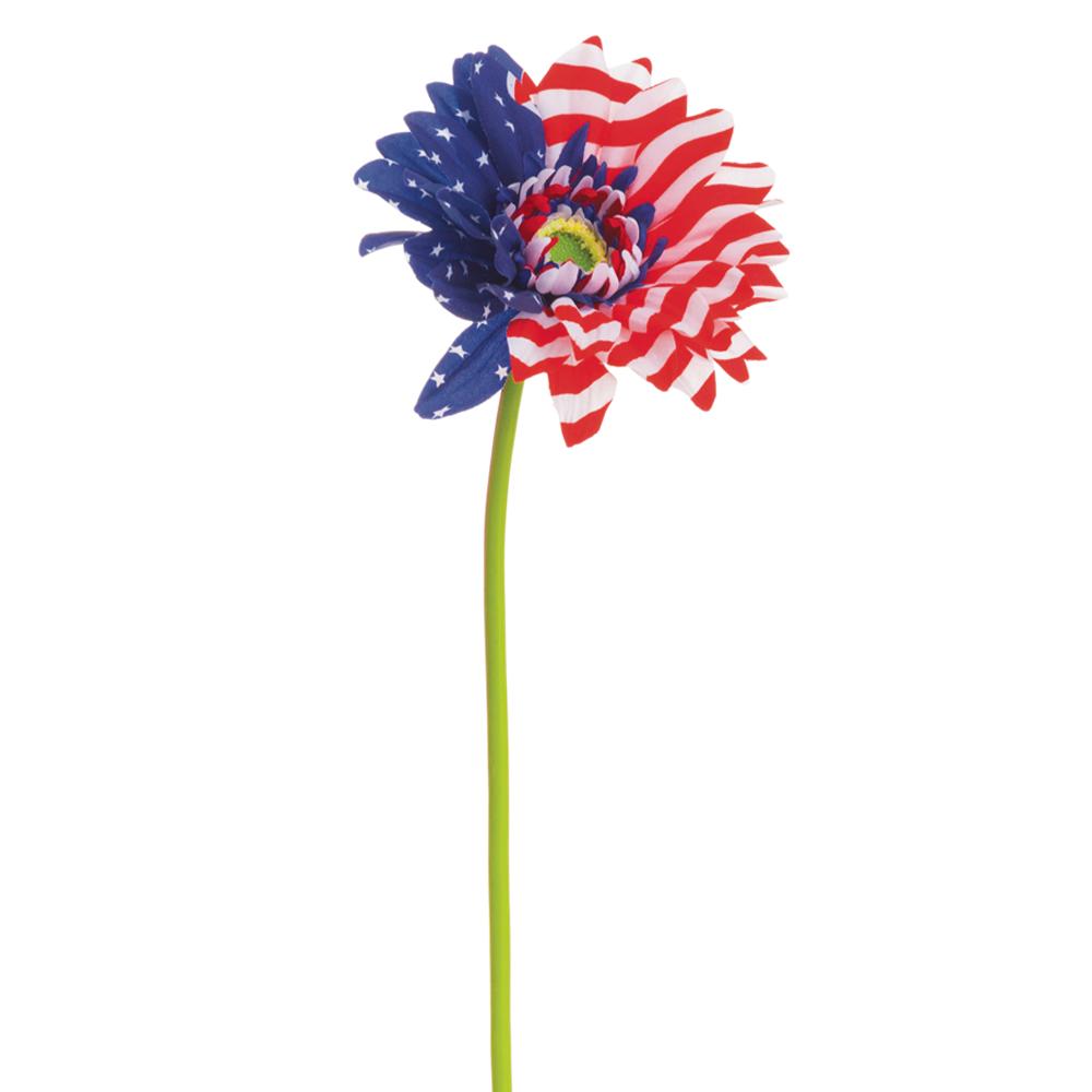 28" Star And Stripe Gerbera Daisy Spray-0