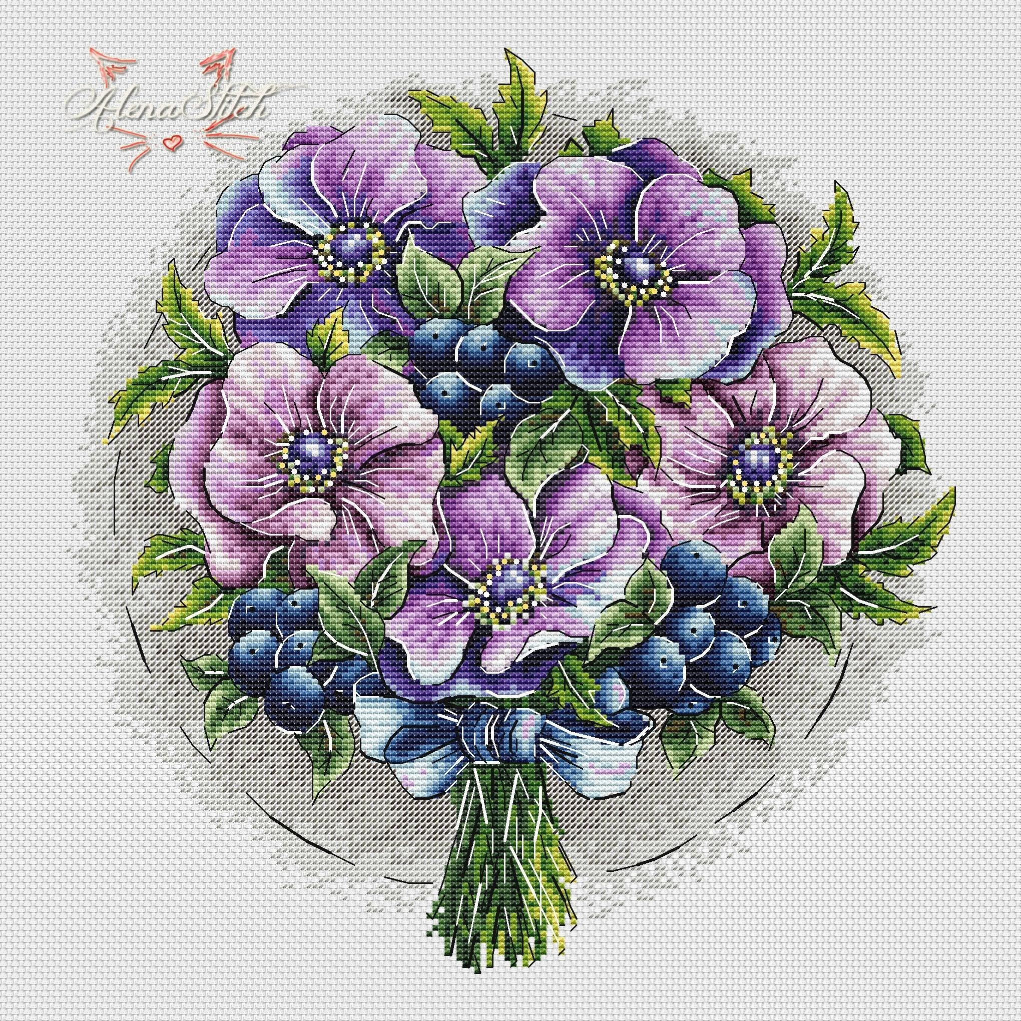 Inspiration of wind  - PDF Cross Stitch Pattern